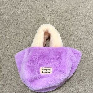 Super cute fuzzy mini bag
